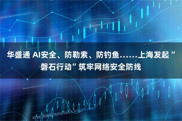 华盛通 AI安全、防勒索、防钓鱼……上海发起“磐石行动”筑牢网络安全防线