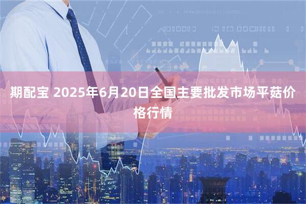 期配宝 2025年6月20日全国主要批发市场平菇价格行情